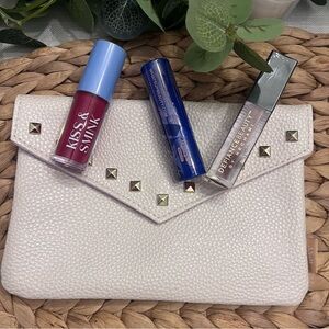 NWT Ipsy Bag and Makeup Items -Lippie Set